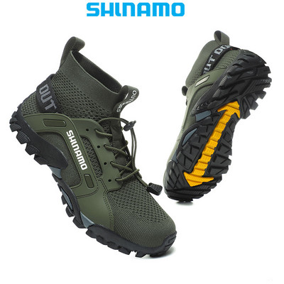 Jauni vīriešu liela izmēra pārgājienu apavi āra Nodilumu izturīgi un ērti ceļojumu pārgājienu apavi Sporta makšķerēšanai Riteņbraukšanai Vīriešu apavi