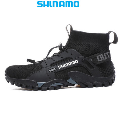 Jauni vīriešu liela izmēra pārgājienu apavi āra Nodilumu izturīgi un ērti ceļojumu pārgājienu apavi Sporta makšķerēšanai Riteņbraukšanai Vīriešu apavi