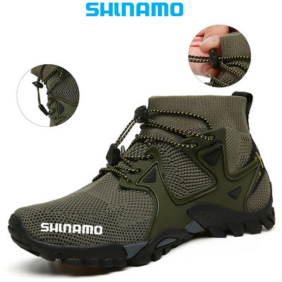 Jauni vīriešu liela izmēra pārgājienu apavi āra Nodilumu izturīgi un ērti ceļojumu pārgājienu apavi Sporta makšķerēšanai Riteņbraukšanai Vīriešu apavi