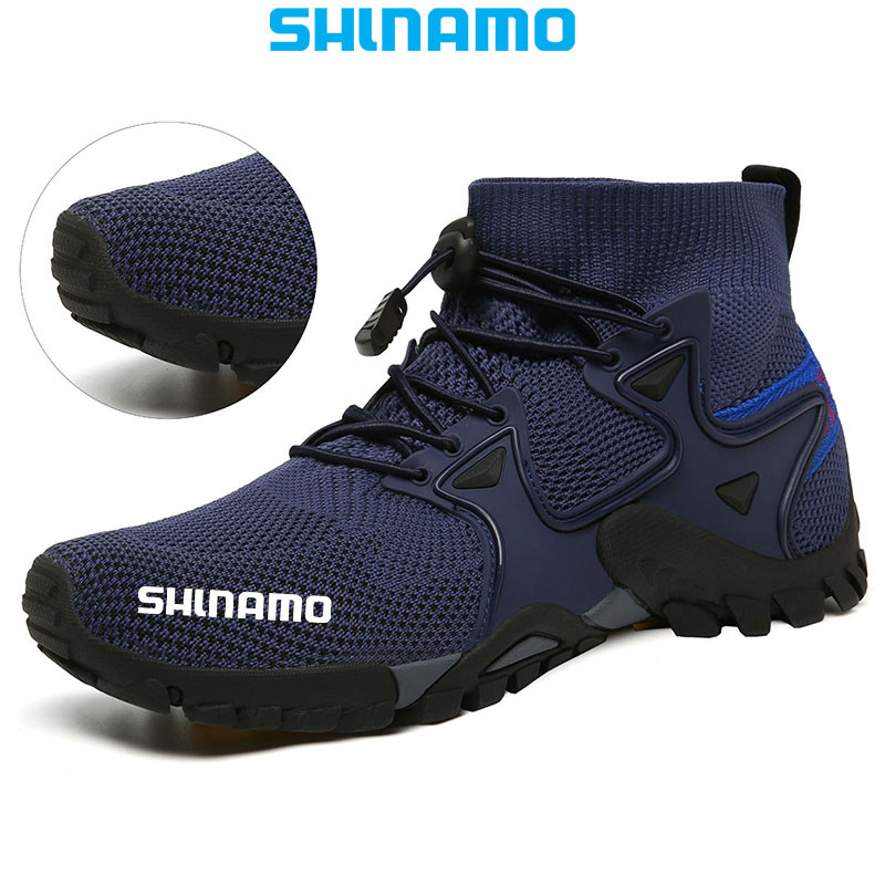 Jauni vīriešu liela izmēra pārgājienu apavi āra Nodilumu izturīgi un ērti ceļojumu pārgājienu apavi Sporta makšķerēšanai Riteņbraukšanai Vīriešu apavi