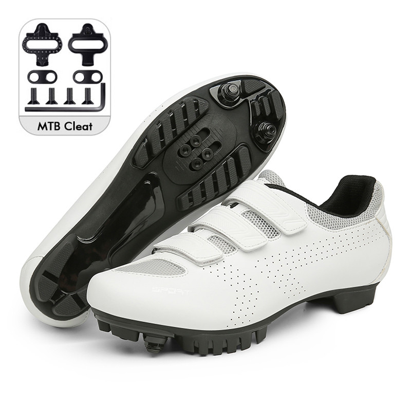 MTB riteņbraukšanas apavi ar skavām vīriešu šosejas velosipēdu zābaki sacīkšu ātruma riteņbraukšanas kedas sievietēm ar plakanu pedāli SPD velosipēda apavi priekš Shimano