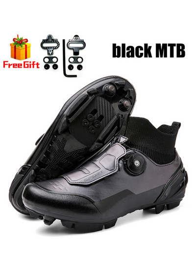 2022 Ποδηλατικά παπούτσια Mtb Cleats Ανδρικά παπούτσια Carbon Speed Bike Παπούτσια Γυναικεία Ορεινή αγωνιστική Flat SPD Ποδηλασία δρόμου Υποδήματα Ποδηλασία εξωτερικού χώρου