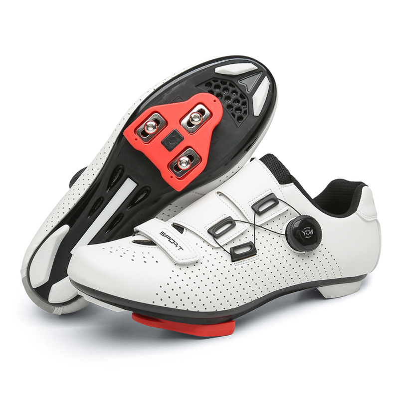 Ātruma riteņbraukšanas sporta kurpes vīriešiem Sporta šosejas velosipēdistu apavi Pašbloķējošie MTB apavi Cleat Racing Sieviešu taku kalnu riteņbraukšanas SPD apavi