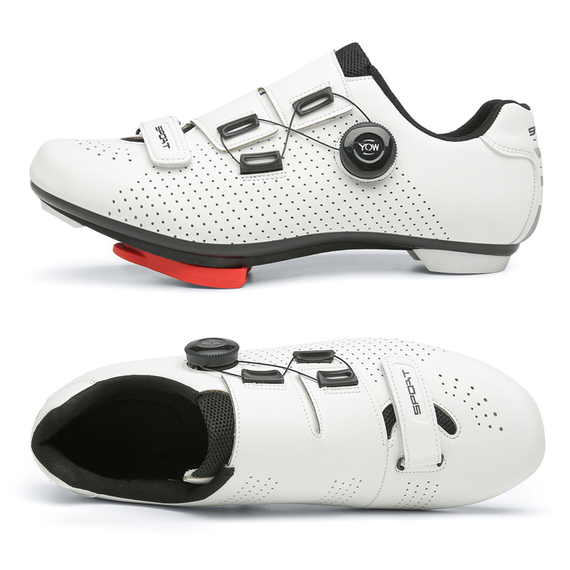 Ātruma riteņbraukšanas sporta kurpes vīriešiem Sporta šosejas velosipēdistu apavi Pašbloķējošie MTB apavi Cleat Racing Sieviešu taku kalnu riteņbraukšanas SPD apavi