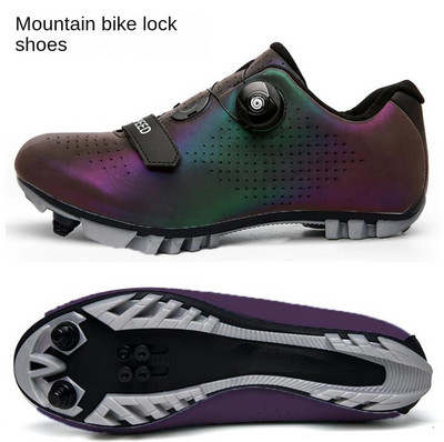 Riteņbraukšanas čības Vīriešu MTB apavi ar Cleat Road Dirt Bike Shoes Flat Racing Women Bicycle Mountain Spd Zapatillas Ciclismo Mtb