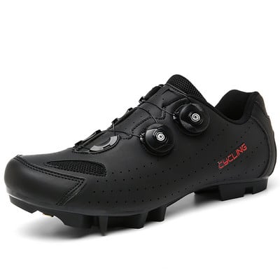 pantofi de ciclism mtb spd cleat Adidași pentru bicicletă de munte cu autoblocare Încălțăminte pentru ciclism rutier pentru bărbați Pantofi de bicicletă Respirabil plat