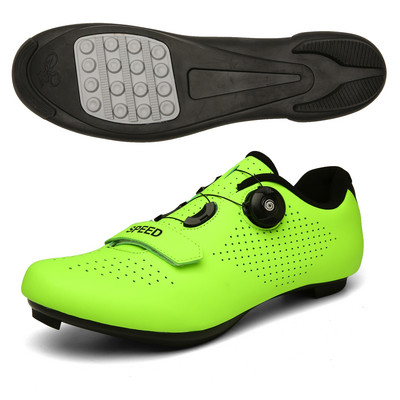 riteņbraukšanas apavi mtb spd cleat Pašbloķējošas kalnu velosipēdistu kedas Vīriešu šosejas riteņbraukšanas apavi Velosipēdu apavi Elpojošs dzīvoklis