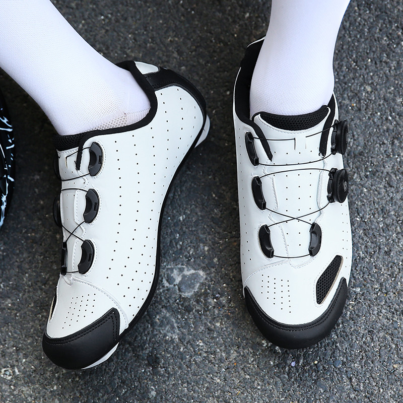 riteņbraukšanas apavi mtb spd cleat Pašbloķējošas kalnu velosipēdistu kedas Vīriešu šosejas riteņbraukšanas apavi Velosipēdu apavi Elpojošs dzīvoklis