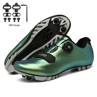Cipele za MTB biciklizam Muškarci Ženske čizme za cestovni bicikl Ultralake ravne trkaće brze tenisice SPD bitve Cipele za brdske bicikle Samozaključavajuće