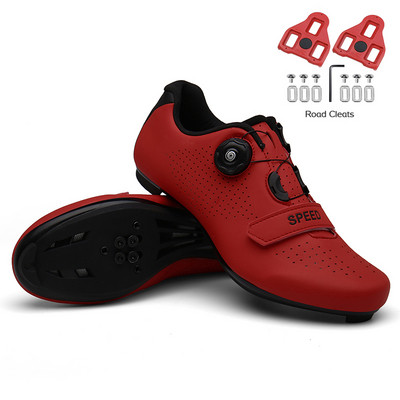 Cipele za MTB biciklizam Muškarci Ženske čizme za cestovni bicikl Ultralake ravne trkaće brze tenisice SPD bitve Cipele za brdske bicikle Samozaključavajuće