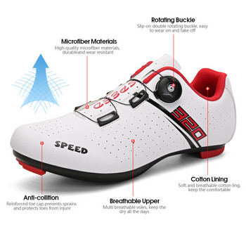 2022 Велосипедни обувки Mtb Road Bike Boots Cleats Shoe Неплъзгащи се мъжки планински велосипед Плоски маратонки SPD Racing Speed Cycling Footwear