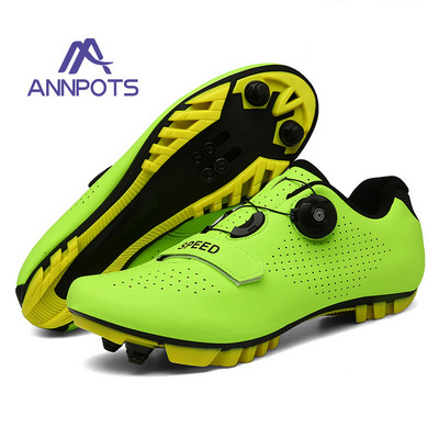 Vīriešu riteņbraukšanas apavi 2022. gada sacīkšu velosipēdistu apavi MTB pašbloķējošie ātruma velosipēda apavi Spd skavas Sieviešu kalnu šosejas riteņbraukšanas apavi