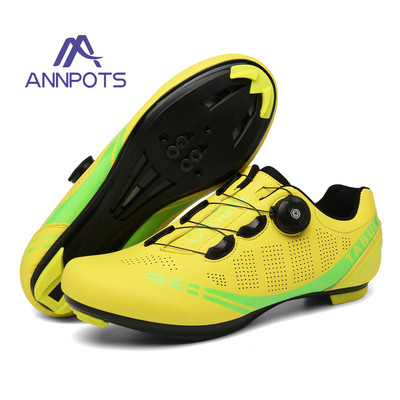 Vīriešu riteņbraukšanas apavi 2022. gada sacīkšu velosipēdistu apavi MTB pašbloķējošie ātruma velosipēda apavi Spd skavas Sieviešu kalnu šosejas riteņbraukšanas apavi