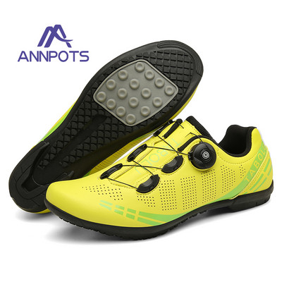 Vīriešu riteņbraukšanas apavi 2022. gada sacīkšu velosipēdistu apavi MTB pašbloķējošie ātruma velosipēda apavi Spd skavas Sieviešu kalnu šosejas riteņbraukšanas apavi