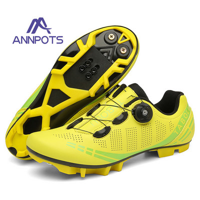 Vīriešu riteņbraukšanas apavi 2022. gada sacīkšu velosipēdistu apavi MTB pašbloķējošie ātruma velosipēda apavi Spd skavas Sieviešu kalnu šosejas riteņbraukšanas apavi