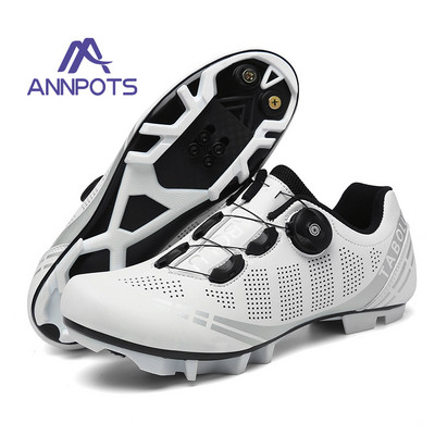 Vīriešu riteņbraukšanas apavi 2022. gada sacīkšu velosipēdistu apavi MTB pašbloķējošie ātruma velosipēda apavi Spd skavas Sieviešu kalnu šosejas riteņbraukšanas apavi