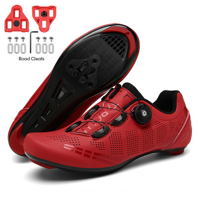 Vyriški dviračių sportbačiai Mtb Moteriški plokščiapadžiai kalnų dviračių batai SPD Route Cleats, skirti Shimano Road Bike Speed Sneaker purvo dviračių batai