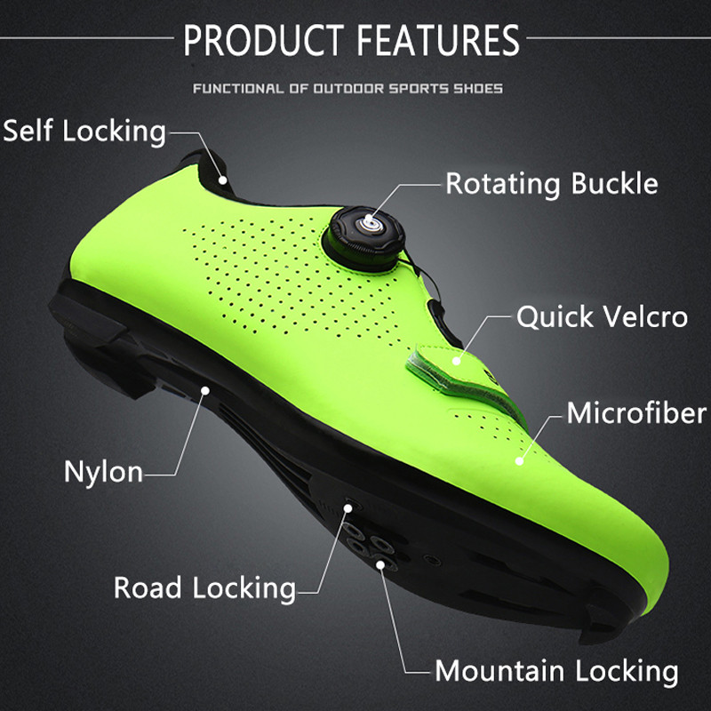 Lengvi sportiniai bateliai, vyriški dviratininkų batai plento dviratininkams, vyriški lauko savaime užsifiksuojantys MTB treniruokliai, moteriški Ciclismo Masculino vyras