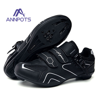 Férfi gyorsasági kerékpáros cipő országúti tornacipő női MTB mountain bike tornacipő Ultrakönnyű SPD önzáró kerékpáros stoplis cipők lapos cipők