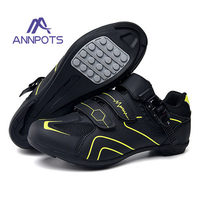 Férfi gyorsasági kerékpáros cipő országúti tornacipő női MTB mountain bike tornacipő Ultrakönnyű SPD önzáró kerékpáros stoplis cipők lapos cipők