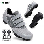 Riteņbraukšanas apavi MTB SPD Cleats Vīriešu elpojošie sacīkšu šosejas velosipēdu apavi Speed Sneakers Sieviešu Flat Trail kalnu velosipēdu apavi