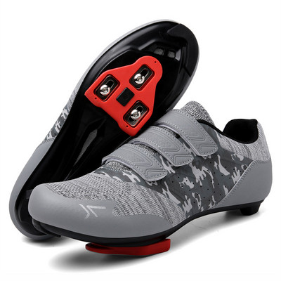 Riteņbraukšanas apavi MTB SPD Cleats Vīriešu elpojošie sacīkšu šosejas velosipēdu apavi Speed Sneakers Sieviešu Flat Trail kalnu velosipēdu apavi