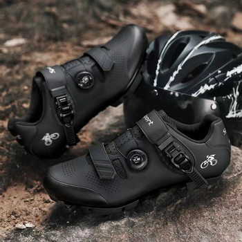 Мъжки велосипедни MTB обувки Cleat Self-Locking SPD Road Mountain Bike Women Racing Speed Мъжки велосипедни маратонки Zapatillas Ciclismo Mtb