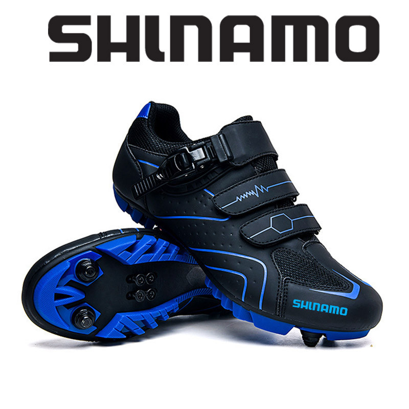 2022 Új férfi és női sport biciklicipő kültéri közúti sportokhoz fényvisszaverő szalagzár hegyi országúti kerékpáros power cipő