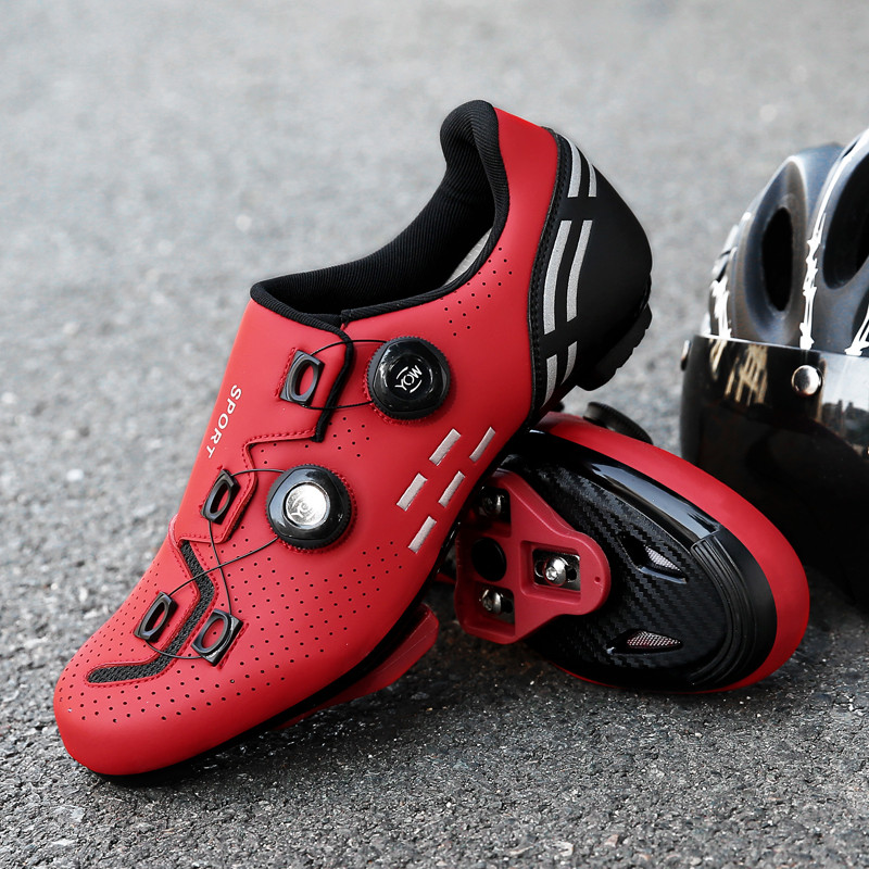 Oglekļa MTB apavi Skavas Vīriešu ātrriteņbraukšanas kedas Plakani sacīkšu šosejas velosipēdistu apavi Ultraviegli sieviešu SPD SL kalnu velosipēdu apavi