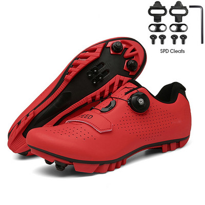 2023-as új kerékpáros tornacipő Mtb Pedál Kerékpárcipő Lapos hegyi kerékpáros Cipők Cleat Cipők Rb Speed Lábbeli Férfi Női Selflocking