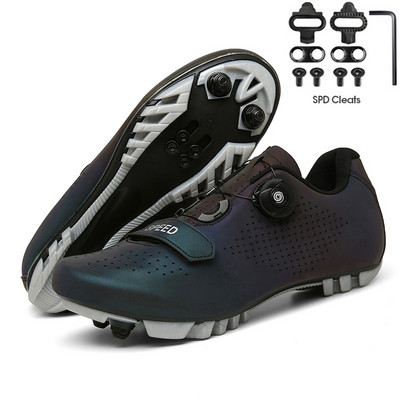 2023-as új kerékpáros tornacipő Mtb Pedál Kerékpárcipő Lapos hegyi kerékpáros Cipők Cleat Cipők Rb Speed Lábbeli Férfi Női Selflocking