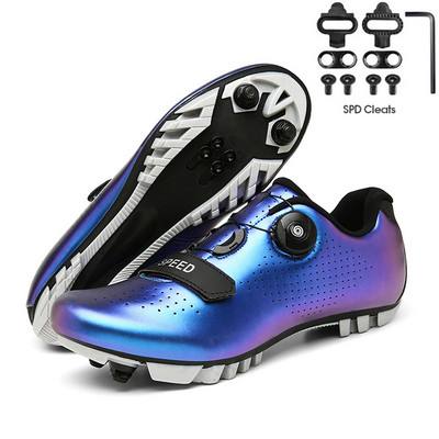 2023-as új kerékpáros tornacipő Mtb Pedál Kerékpárcipő Lapos hegyi kerékpáros Cipők Cleat Cipők Rb Speed Lábbeli Férfi Női Selflocking