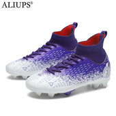 ALIUPS 31-48 Professzionális futballcipő Férfi Női Gyerek Eredeti Futball Cipők Cipők Kapcsok Futsal Focicipők Fiúknak