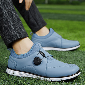 Обувки за голф Мъжки Дамски луксозни водоустойчиви удобни маратонки за голф Спорт на открито Ходене Голфърски обувки за мъже Спортни обувки