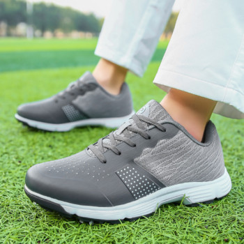 Нови водоустойчиви обувки за голф Шипове Професионални маратонки за голф Голям размер 7-14 Висококачествени спортни маратонки Мъжки обувки за открито