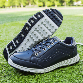Нови водоустойчиви голф обувки Spikeless Golf Wears за мъже На открито Удобни обувки за ходене за голфъри Мъжки маратонки