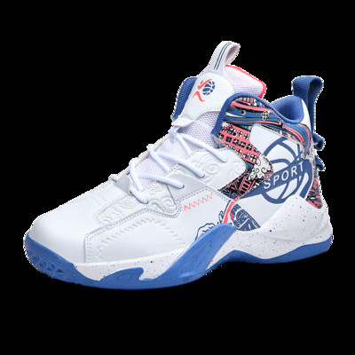 Márkás férfi kosárlabda cipő Fiú magas szárú sportcipő Szabadidő légáteresztő teniszcipő Női csúszásmentes sportcipő36-45