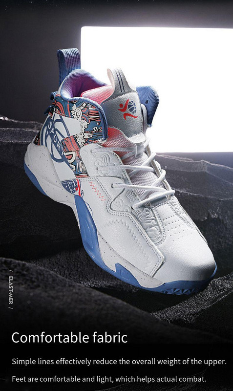 Márkás férfi kosárlabda cipő Fiú magas szárú sportcipő Szabadidő légáteresztő teniszcipő Női csúszásmentes sportcipő36-45