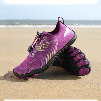2023 Летни нови дамски аква обувки Бързосъхнещи мъжки дишащи маратонки за боси крака На открито Унисекс Плуване Гмуркане Туристически спортни обувки