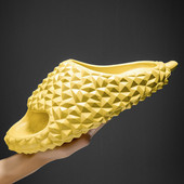 Márka nyári papucsok nőknek Férfi Divat Kreatív Durian Look Strandszandál Vastag Talp Csúszásmentes Gyorsan Száraz Szandál Flip Flop