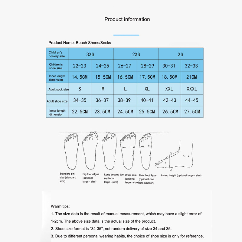 2023. gada jauni unisex ūdens apavi vasaras neslīdoši, elpojoši un ātri žūstoši pludmales ūdens apavi pieaugušajiem un bērniem peldēšanas niršanas zeķes