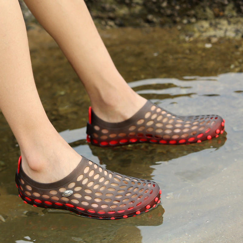 Madingi vyriški sandalai, lengvi kvėpuojantys minkšta apačia paplūdimio šlepetės, vyriškos patogios kvėpuojančios šlepetės, apvyniojančios kulkšnis