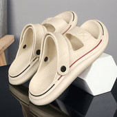 BOANXIL Unisex Summer New Fashion Universalios šlepetės Patogios Neslystančios Minkštos Lauko Paplūdimio Batai Poros Modeliai Šlepetės