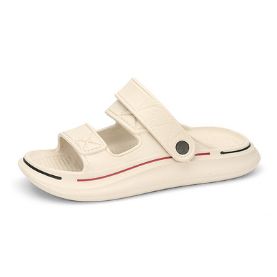 BOANXIL Unisex Summer New Fashion Universalios šlepetės Patogios Neslystančios Minkštos Lauko Paplūdimio Batai Poros Modeliai Šlepetės