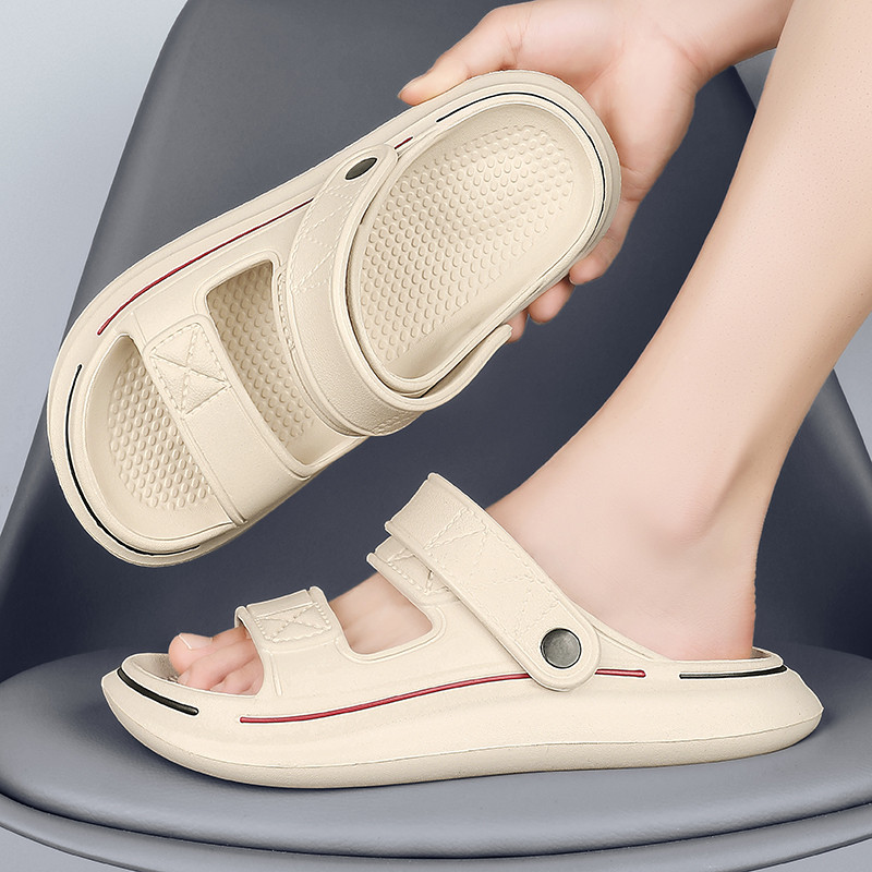 BOANXIL Unisex Summer New Fashion Universalios šlepetės Patogios Neslystančios Minkštos Lauko Paplūdimio Batai Poros Modeliai Šlepetės