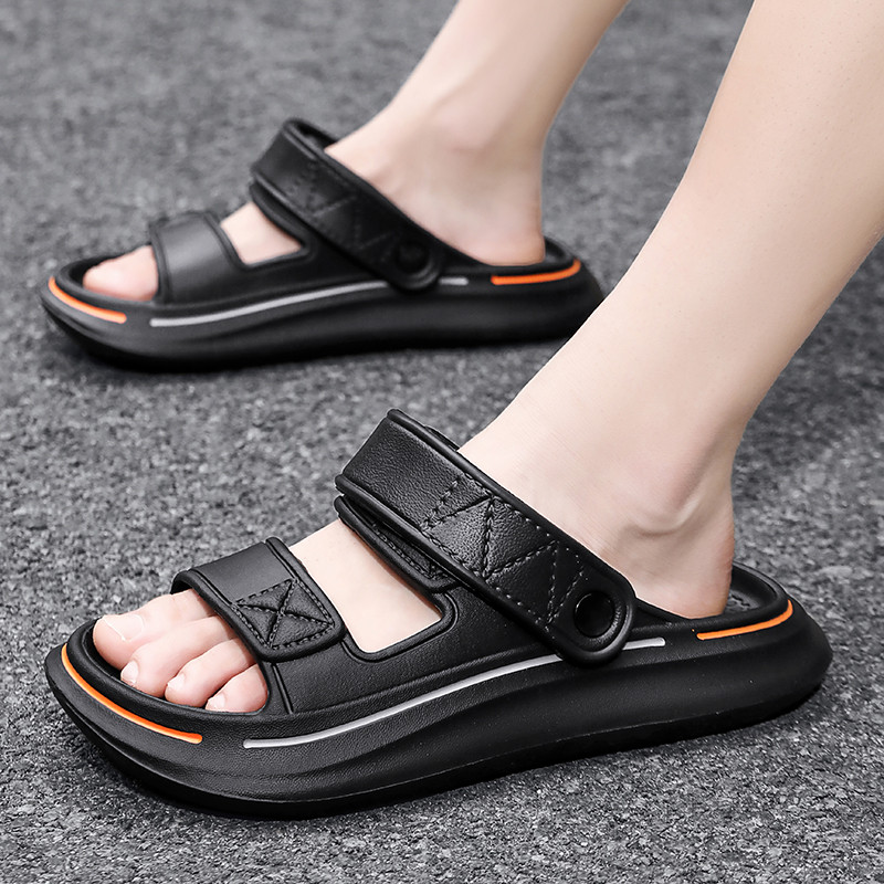 BOANXIL Unisex Summer New Fashion Universalios šlepetės Patogios Neslystančios Minkštos Lauko Paplūdimio Batai Poros Modeliai Šlepetės