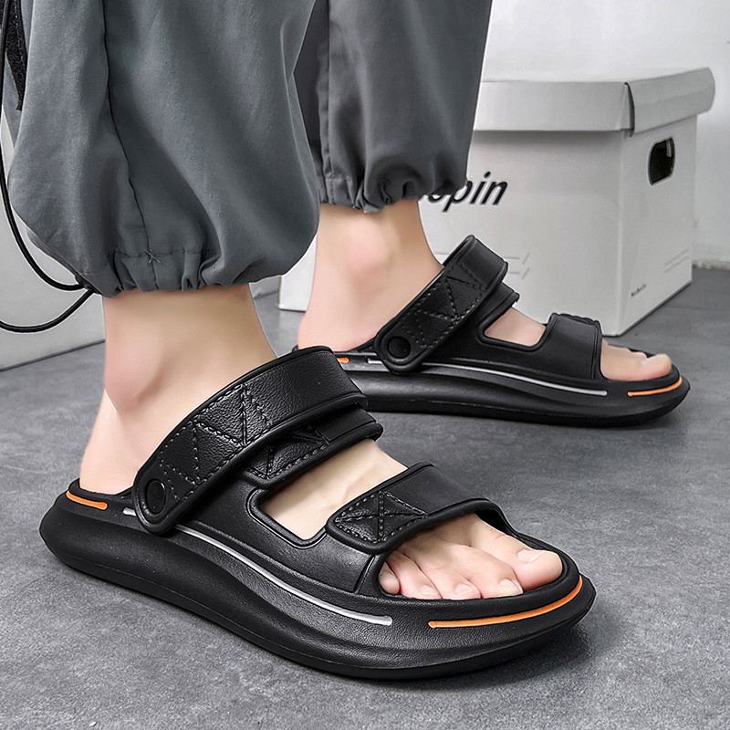 BOANXIL Unisex Summer New Fashion Universalios šlepetės Patogios Neslystančios Minkštos Lauko Paplūdimio Batai Poros Modeliai Šlepetės
