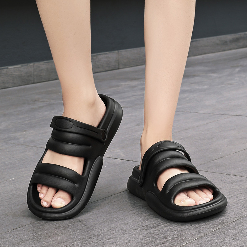 BOANXIL új nyári férfidivat sokoldalú alkalmi szandálok pároknak kültéri kényelmes barlangi cipők csúszásmentes strandcipők