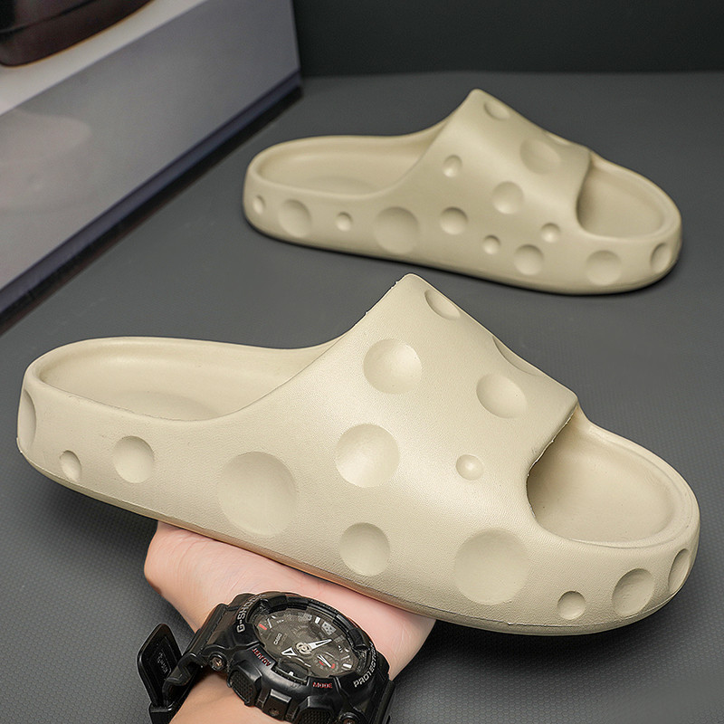 Vasarinės vyriškos šlepetės, kvėpuojančios, neslidios, tvirtos, greitai džiūstančios basutės, minkštos ir patogios