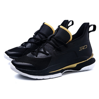 Fiúk Férfi Kosárlabda Cipők Légáteresztő párnázott Férfi Cipők Bőr Csúszásmentes Harci Bakancsok Tornaterem Edzés Atlétikai Sportcipők